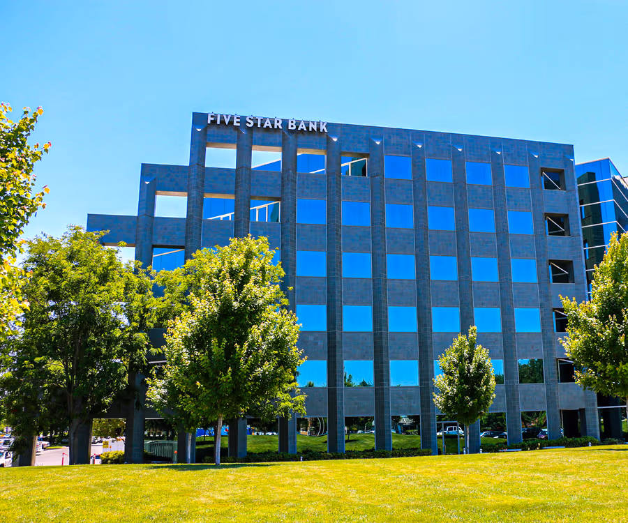 Five Star Bank office building in Rancho Cordova, California